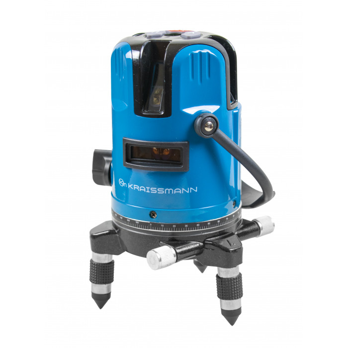 Лінійний лазерний нівелір KRAISSMANN 5 LL 30G, профессинальная лінія, зелений промінь, дальність 30 м