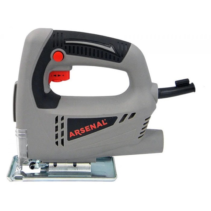 Лобзик электрический Арсенал Л-600, 600 ВТ, 500-3000 об/мин, ход штока 18 мм, быстрая замена пилки