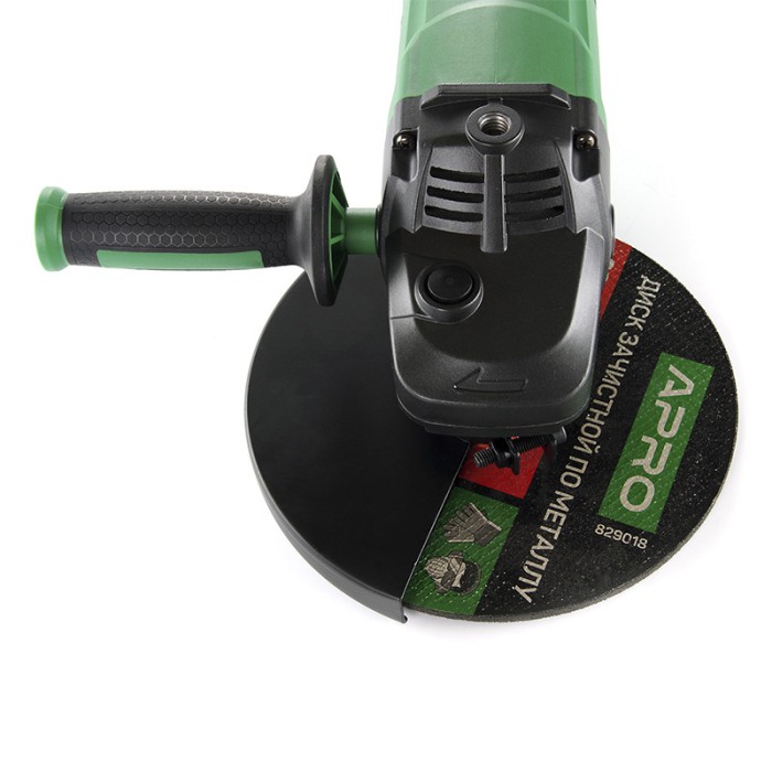 Машина шліфувальна кутова (болгарка) APRO 230/3000 РМ, диск 230 мм, 3000 Вт, 6500 об/хв