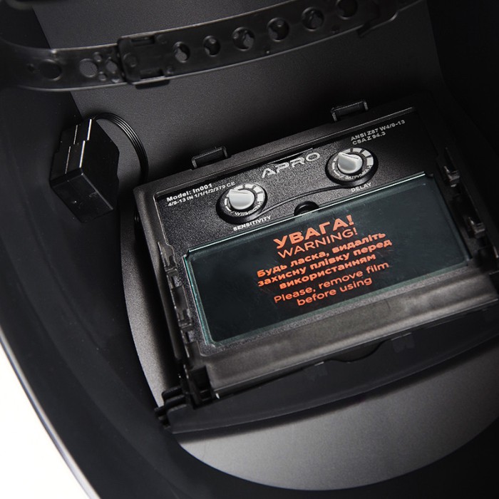 Маска зварювальника автоматична APRO MZI-3000