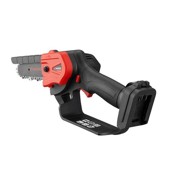 Міні-пилка ланцюгова акумуляторна 20 В, шина 10 см, 4 м/с, без ЗП та АКБ, STORM INTERTOOL WT-9110