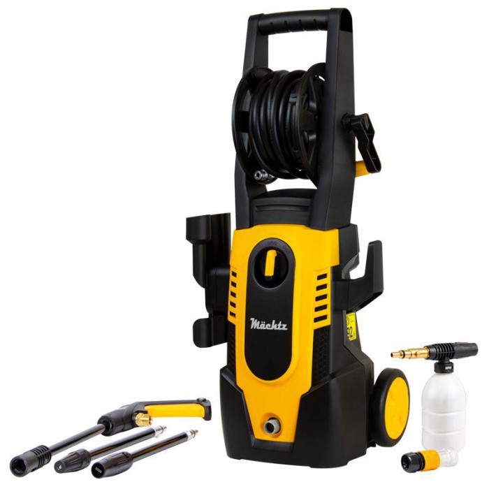 Мийка високого тиску Mächtz MPW-1758 Turbo, 1700 Вт, 110 бар, 425 л/год, шланг 8 метрів
