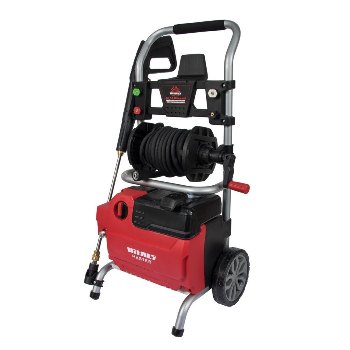 Мийка високого тиску Vitals Master Am 7.2-165w multi, 2100 Вт, 110 бар, 430 л/годину, шланг 7 м, насадки