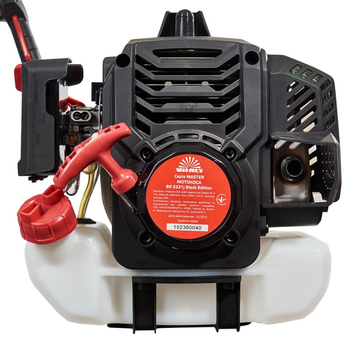 Мотокоса Vitals Master BK 5221j Black Edition, 52,0 см3, 2000 Вт, 10000 об/хв, бачок 1.2 л