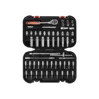 Набор головок торцевых STHOR 58643, 1/4" 56 предметов