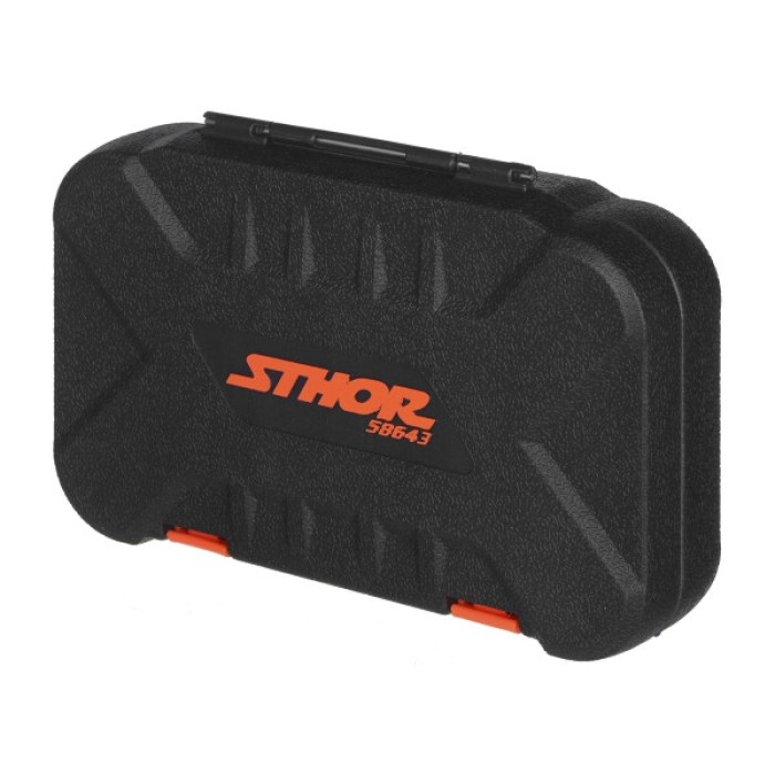 Набір головок торцевих STHOR 58643, 1/4