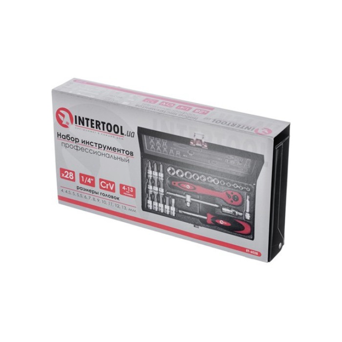 Набір інструменту INTERTOOL ET-6028, 1/4