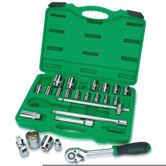 Набір інструменту головки з тріскачкою TOPTUL 1/2