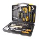 Набор инструментов и насадок торцевых MasterTool 78-5156, CrV 1/4