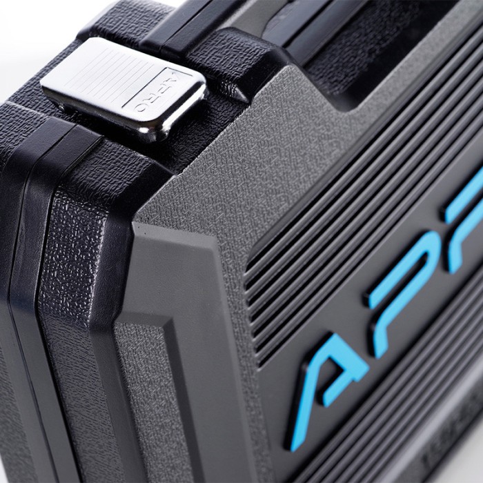 Набір насадок (інструментів) торцевих c тріскачкою CrV 1/4, 1/2 (90Т) (110 шт.) Apro