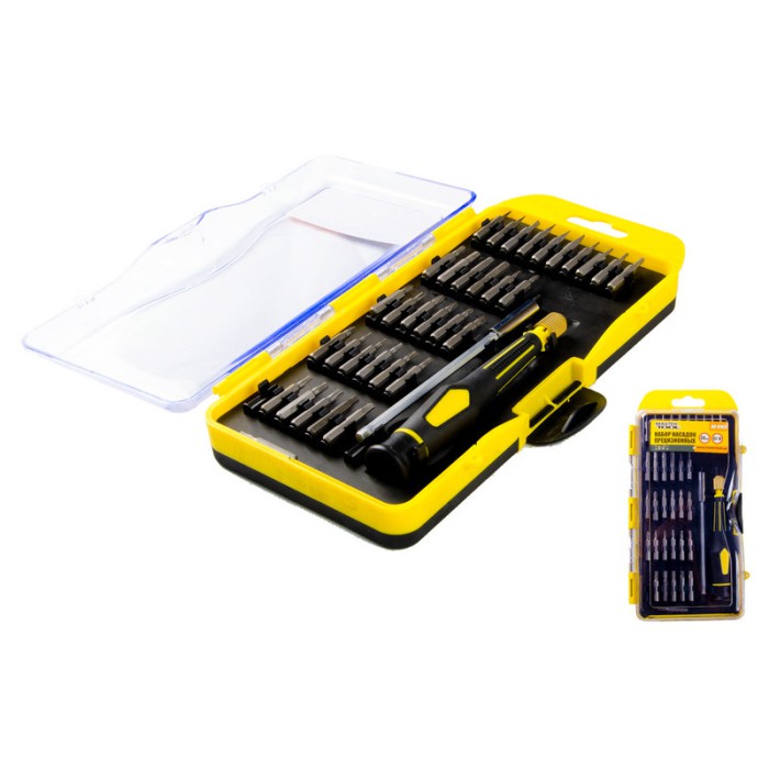Набір насадок прецизійних MasterTool 40-0165, 36 шт.