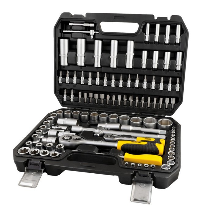 Набор насадок торцевых MasterTool 78-5108, CrV 1/4