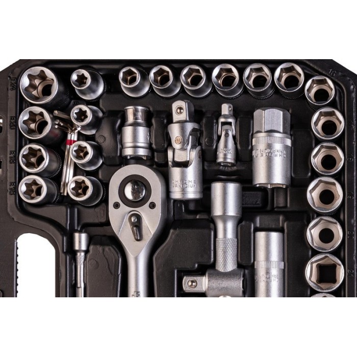 Набор насадок торцевых MasterTool 78-5108, CrV 1/4