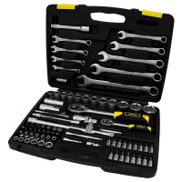 Набір насадок торцевих і біт 1/4", 1/2" 82 шт CrV Taiwan SIGMA (6001021)