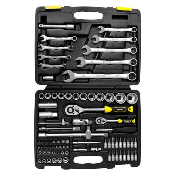 Набір насадок торцевих і біт 1/4