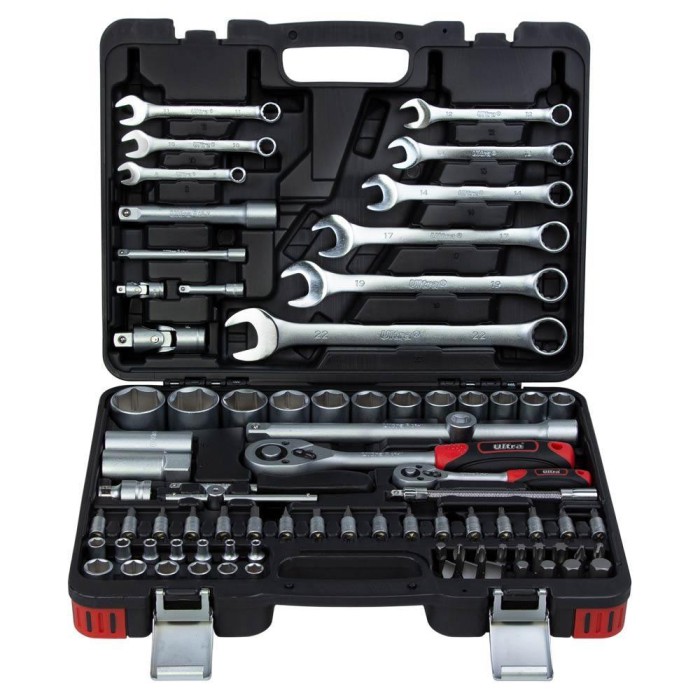 Набір насадок торцевих і біти 1/4