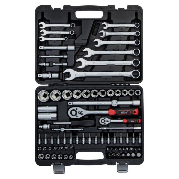 Набір насадок торцевих і біти 1/4