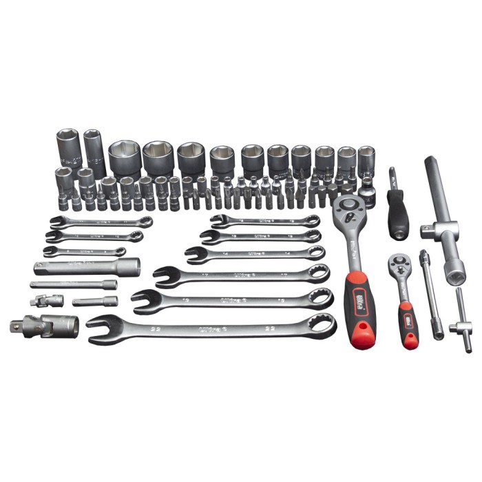 Набір насадок торцевих і біти 1/4