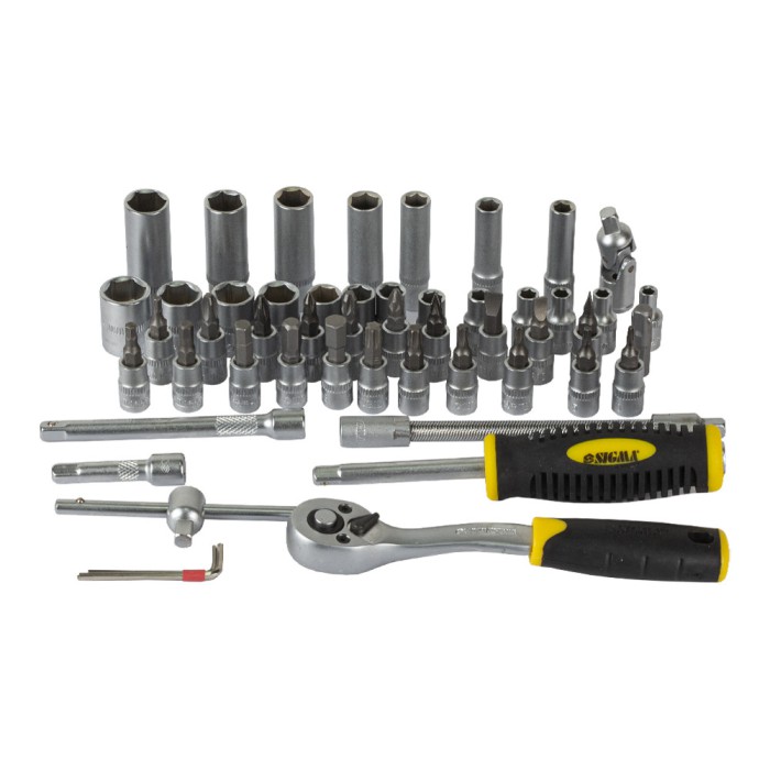 Набір насадок торцевих і біти 1/4