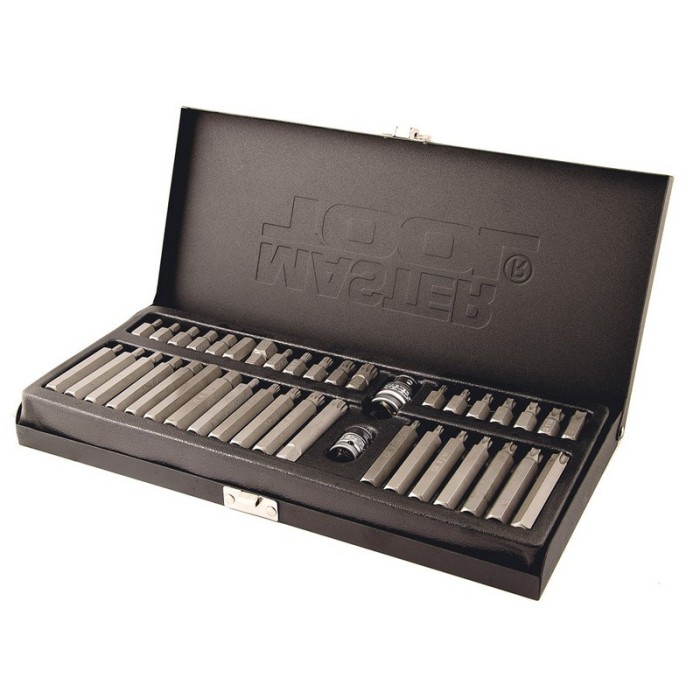 Набор насадок ударных MasterTool 78-1240 (TORX, HEX, SPLINE), 40 шт