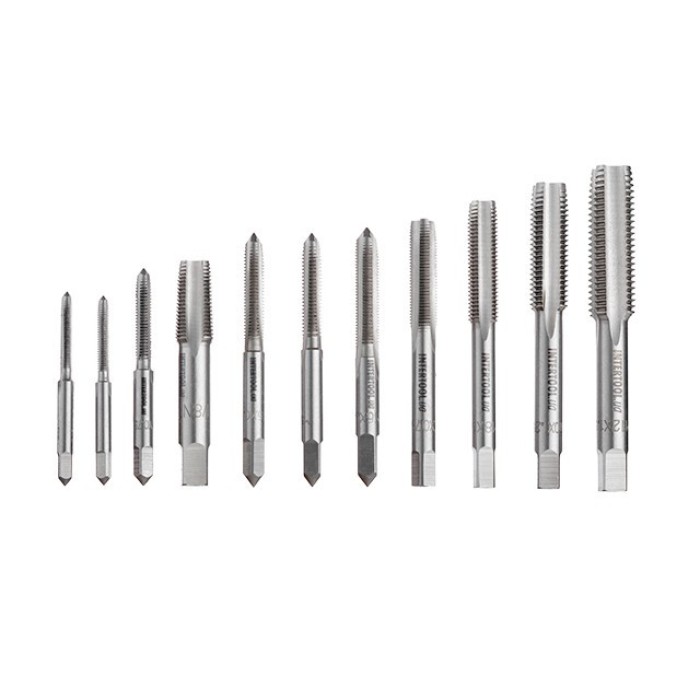 Набір плашок M3-M12 і мітчиків M3-M12, 40ед. INTERTOOL SD-8040