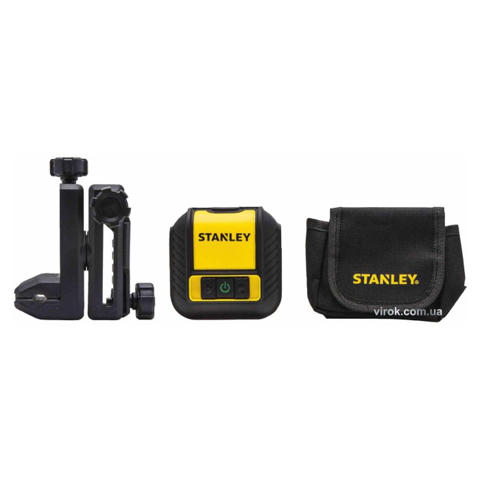 Нивелир лазерный-кросс зеленый STANLEY 