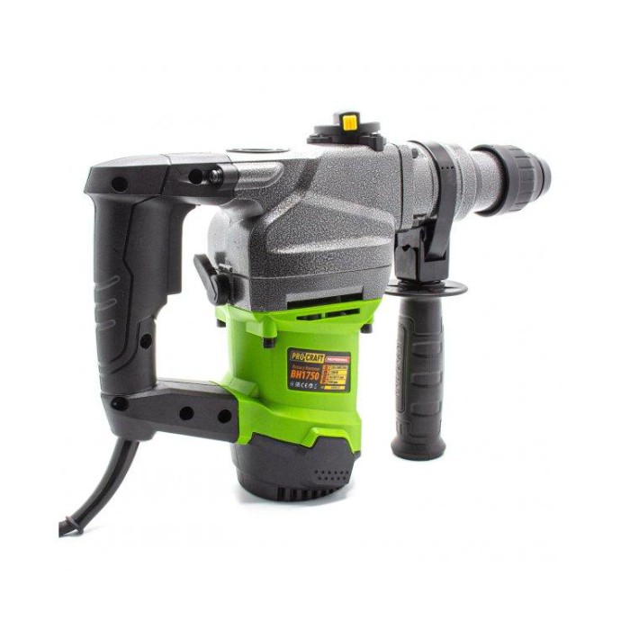 Перфоратор Procraft BH1750, SDS+, 1200 Вт, 950 об/мин, 4200 уд/мин, 4.5 Дж, кейс