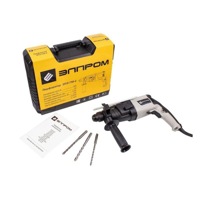 Перфоратор Елпром ЕПЕ-920, 920 Вт, SDS-Plus, 900 об/хв, 4770 уд/хв, 4 Дж, 3 режими, кейс
