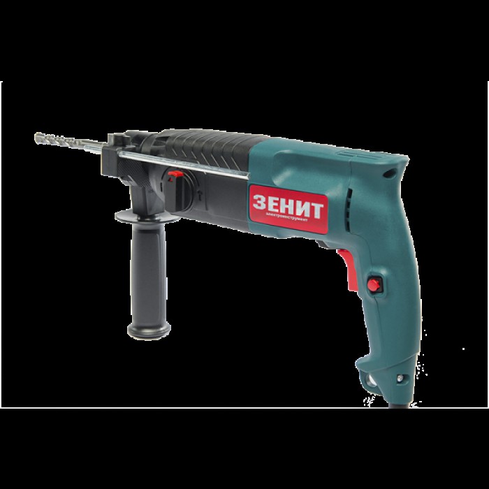 Перфоратор Зеніт ЗП-9824, SDS-plus, 3 режими, 980 Вт, 1050 об/хв, 5800 уд/хв, 2.6 Дж, кейс, набір буров