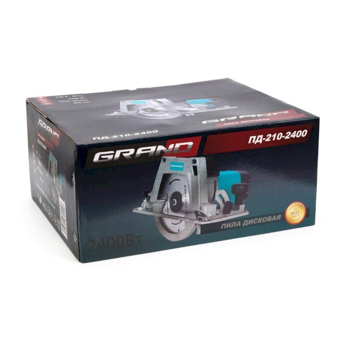 Пила дискова Grand ПД-210-2400 Пила дискова Grand ПД-210-2400