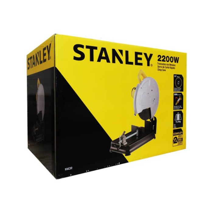 Пила монтажная (отрезная) STANLEY 355 SSC22, 2200 Вт, 3800 об/мин, диск 355 мм, глубина пропила 115 мм