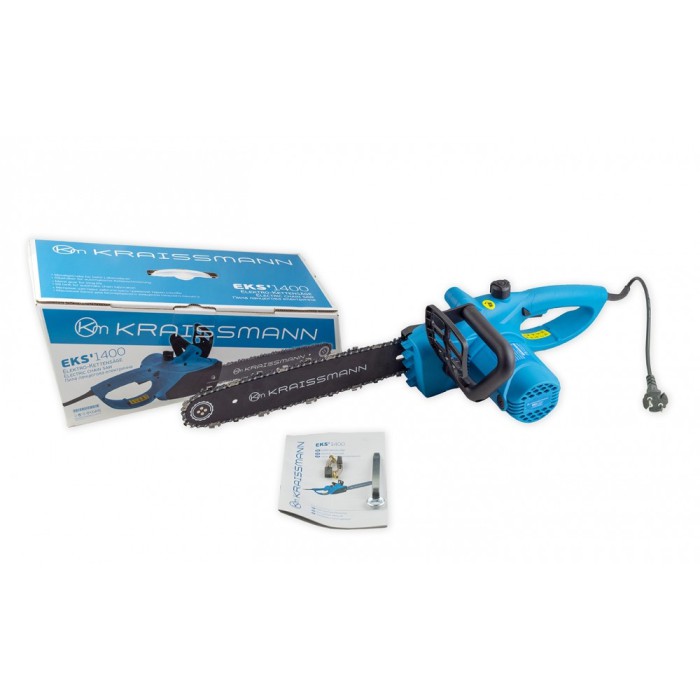 Пила ланцюгова електрична (електропіла) KRAISSMANN EKS'1400 (бічна, шина 350 мм)