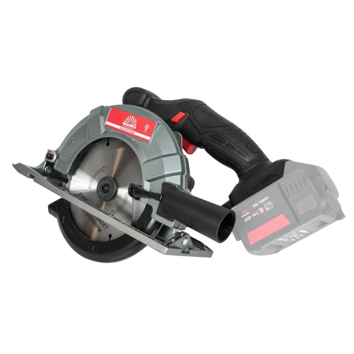 Пила циркулярна акумуляторна Vitals Professional ARg 18165Pa BS, 18, 3650 об/хв, діаметр диска 1650