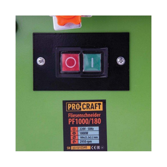 Плиткорез Procraft PF1000/180