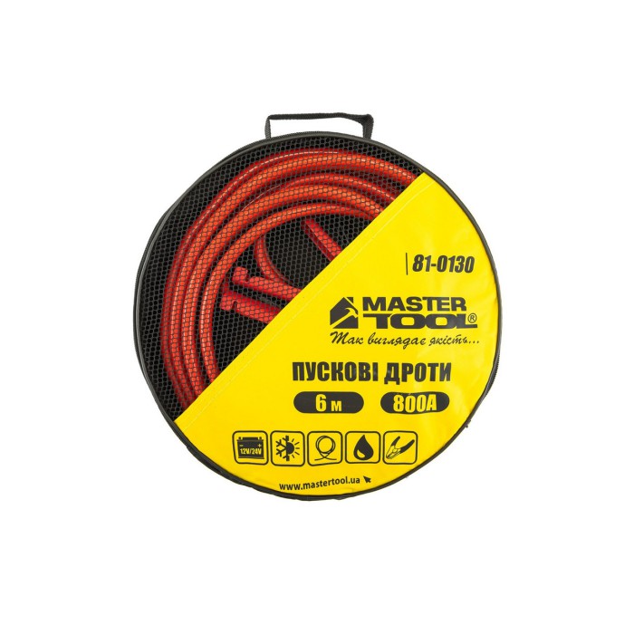 Дроти пускові MASTERTOOL 800 А 6 м 81-0130