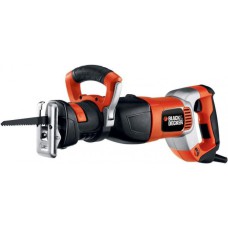 Сабельная пила сетевая Black+Decker RS1050EK (1050 Вт + кейс и аксессуары)