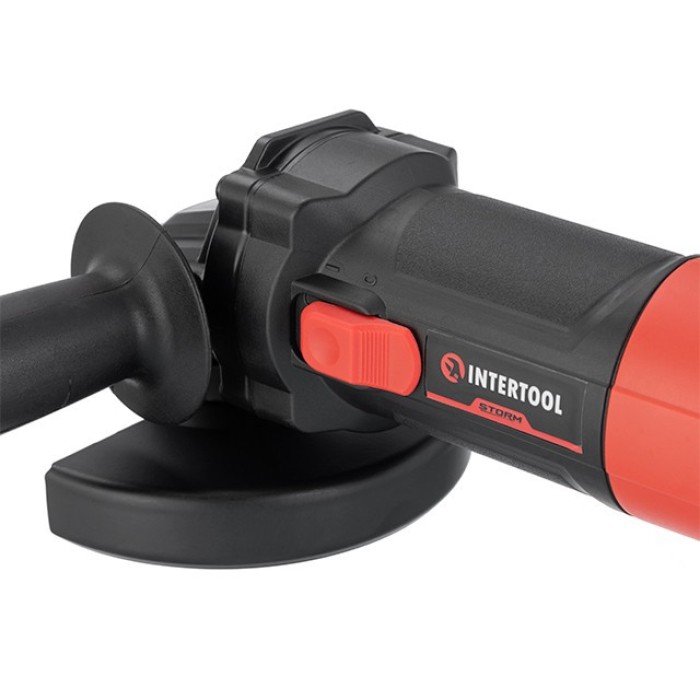Шліфмашина кутова (болгарка) INTERTOOL WT-0233, 950 Вт, 3000-10000 об/хв, диск 125 мм, плавний пуск