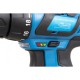 Шуруповерт акумуляторний KRAISSMANN 2500 ABS 12/2 Li, 12 В, 2 акум, 28 Нм, 2 швидкості, кейс, LED підсвічування
