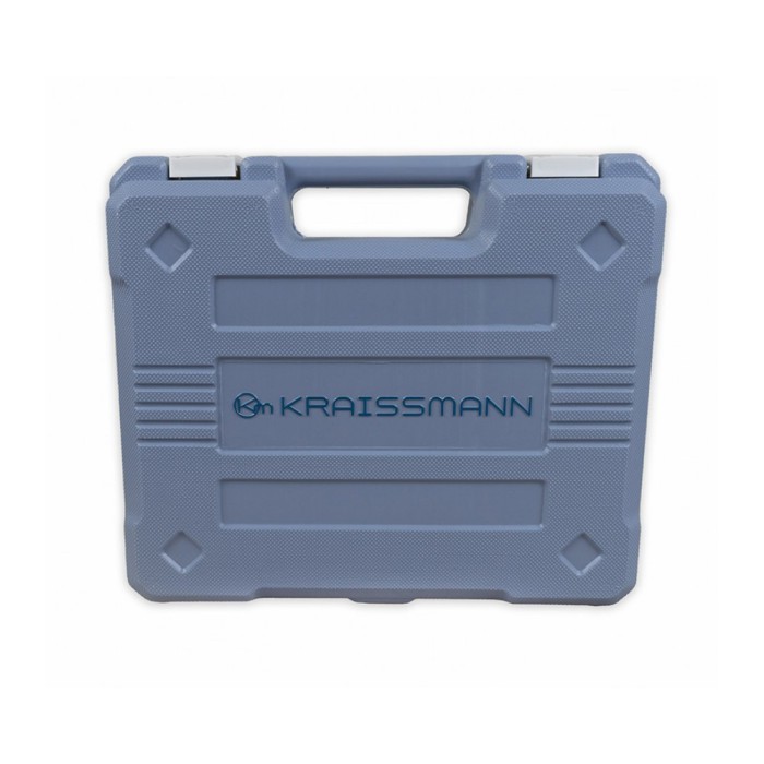 Шуруповерт акумуляторний KRAISSMANN 2500 ABS 12/2 Li, 12 В, 2 акум, 28 Нм, 2 швидкості, кейс, LED підсвічування