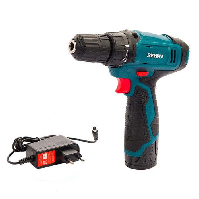 Шуруповерт акумуляторний Зенит ЗША-1213 А Li-1К