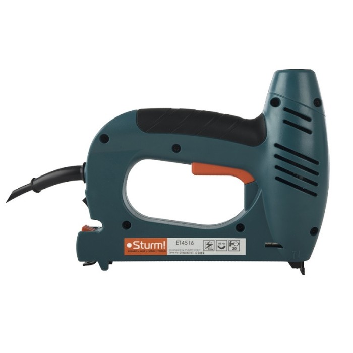 Степлер електричний Sturm ET4516, цвях 14-16 мм, скоба 10,6-6-16 мм, 20 уд/хв, кабель 1.8 м
