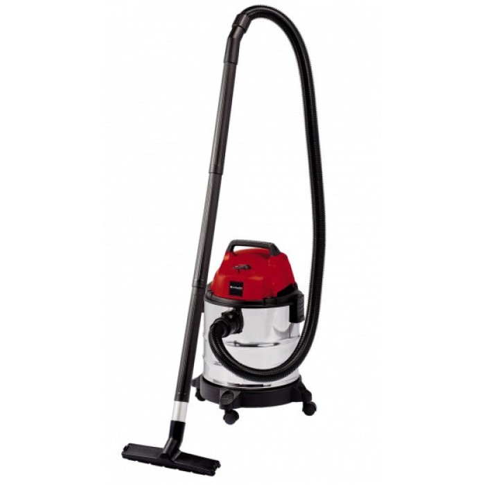 Строительный пылесос Einhell TC-VC 1820 S, 1250 Вт, 180 мбар, 20 л, комплект насадок, расход воздуха 68 л/сек
