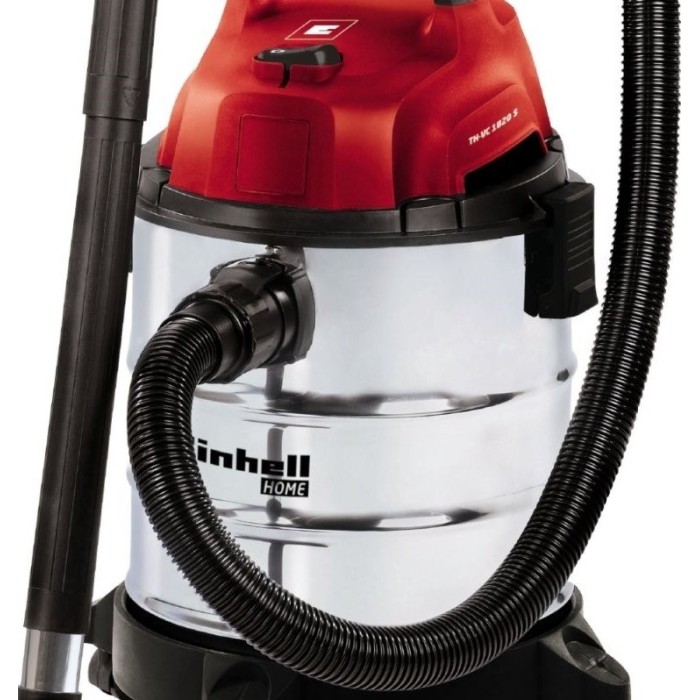 Строительный пылесос Einhell TC-VC 1820 S, 1250 Вт, 180 мбар, 20 л, комплект насадок, расход воздуха 68 л/сек