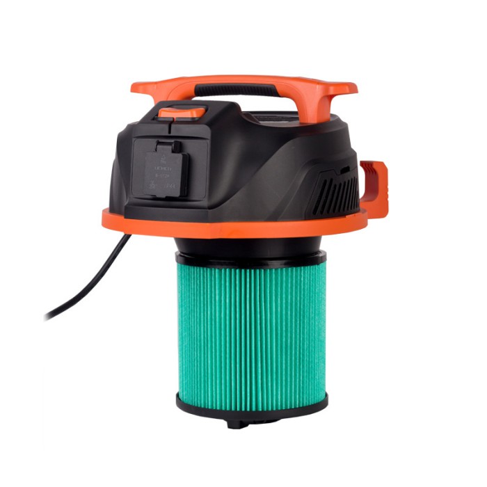 Будівельний пилосос Tekhmann TVC-1430 P, 1300 Вт, контейнер 30 л, вбудована розетка