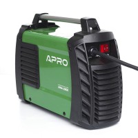Зварювальний апарат інверторний APRO MMA-160 K, ел. 5мм, + набір кабелів, кейс