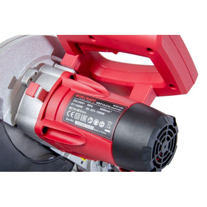 Торцовочная пила Worcraft MST14-210 (1400 Вт, диск 210 мм)