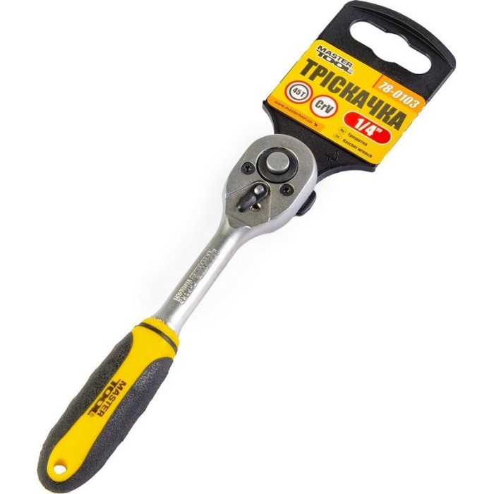 Трещотка MasterTool 78-0103, 1/4