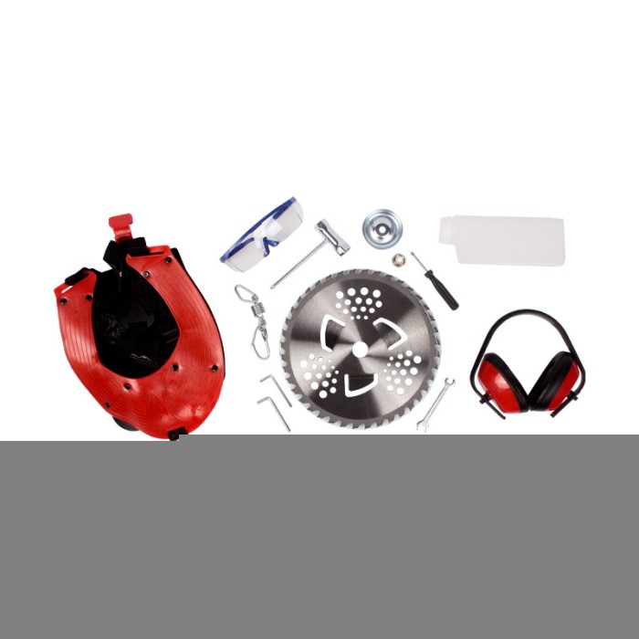 Тример бензиновий Tekhmann BCG-2252, 51.7 см³, бак 1.2 л., ширина скошування ліска/ніж 440/255 мм