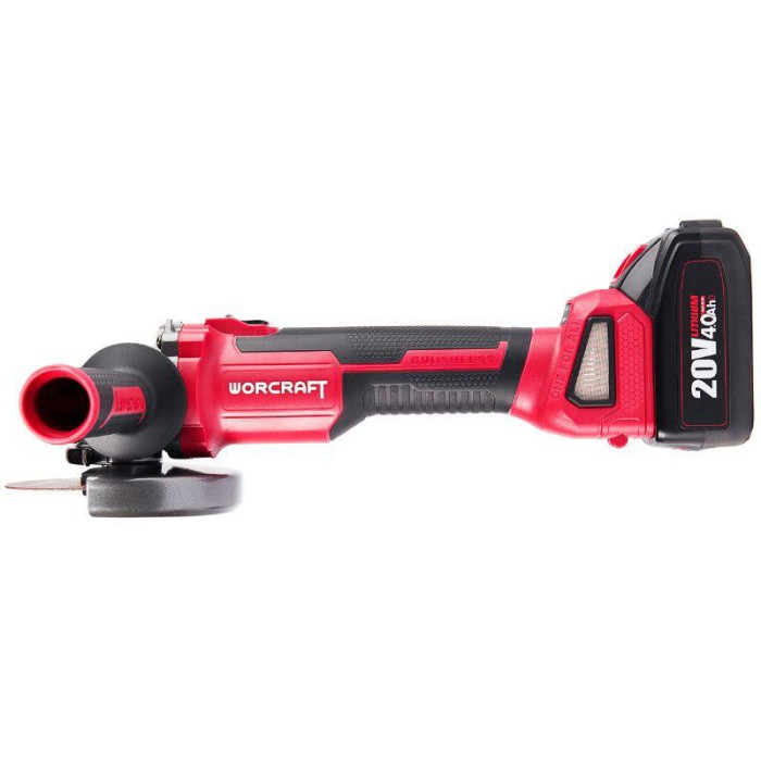 Акумуляторна кутова шлифмашина (болгарка) Worcraft CAG-S20LiBH-125B