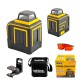 Уровень лазерный MasterTool 30-1905, H360+V, 2 лазерные головки RED, 0.2мм/м, 10м, Li-ion, сумка